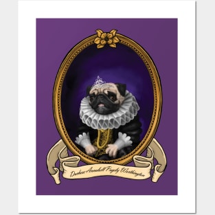 Renaissance Dog - Duchess Annabell Pugsly Worthington III Posters and Art